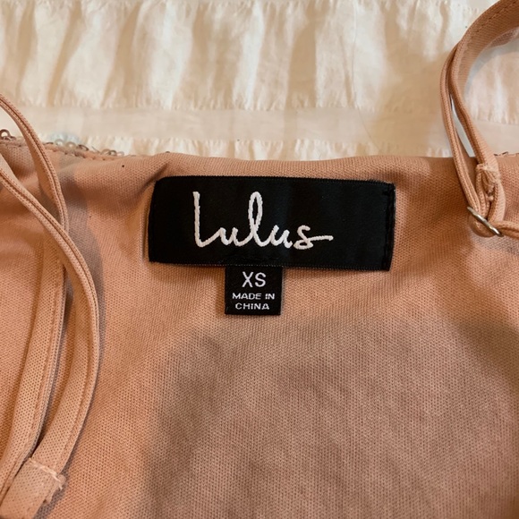 Lulus Rosegold Sequin Mini-Dress - Picture 6 of 6